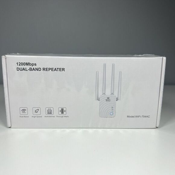AOOEPU WiFi 1200Mbps Dual Band Repeater Model: WiFi-754AC Brand New 2022 - Picture 1 of 5